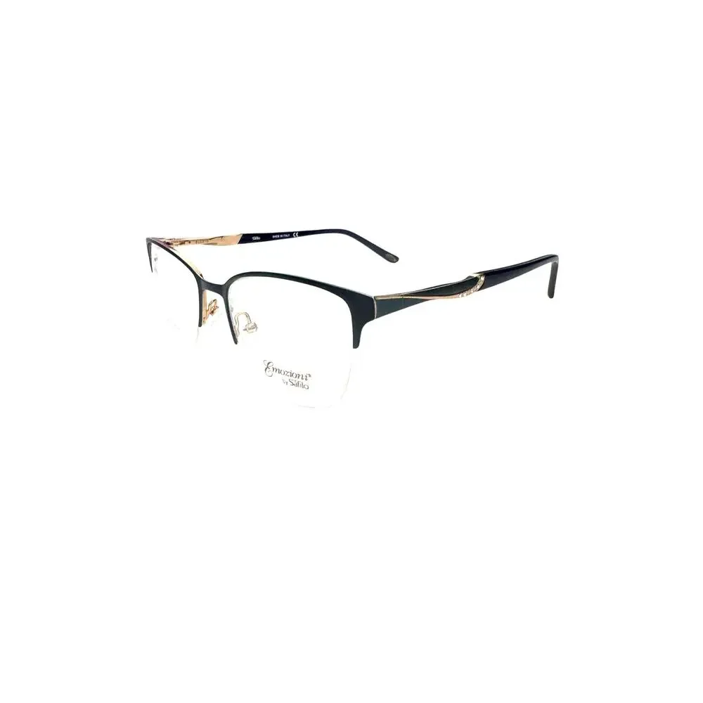 NEW Emozioni EM 4396 0KY2 blue and gold cat eye glasses